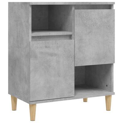 vidaXL Sideboards 2 Stk. Betongrau 60x35x70 cm Holzwerkstoff