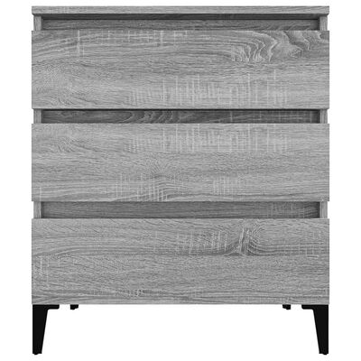 vidaXL Sideboard Grau Sonoma 60x35x70 cm Holzwerkstoff