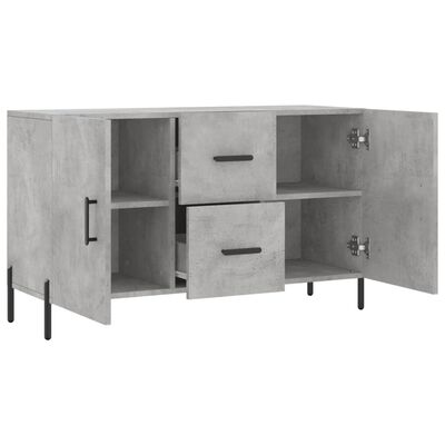 vidaXL Sideboard Betongrau 100x36x60 cm Holzwerkstoff