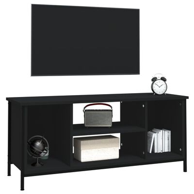 vidaXL TV-Schrank Schwarz 102x35x45 cm Holzwerkstoff