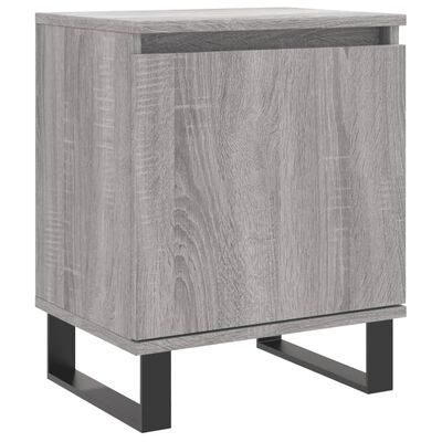 vidaXL Nachttisch Grau Sonoma 40x30x50 cm Holzwerkstoff