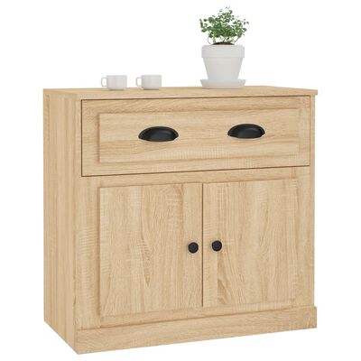 vidaXL Sideboard Sonoma-Eiche 70x35,5x67,5 cm Holzwerkstoff