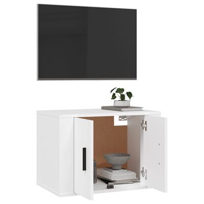 vidaXL TV-Wandschrank Weiß 57x34,5x40 cm