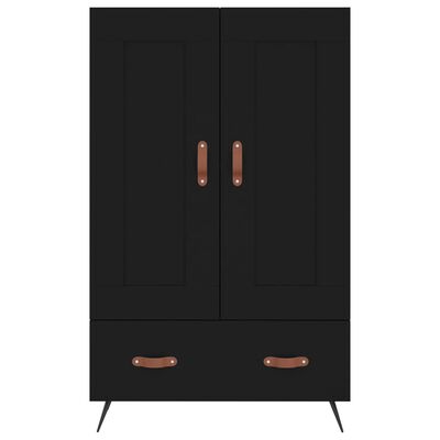 vidaXL Highboard Schwarz 69,5x31x115 cm Holzwerkstoff