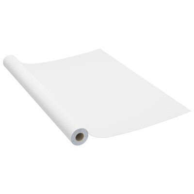 vidaXL Möbelfolien Selbstklebend 2 Stk. Weiß 500x90 cm PVC