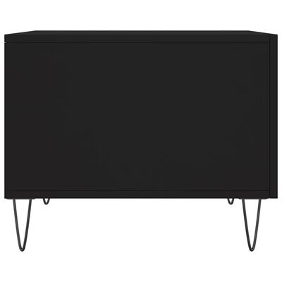 vidaXL Couchtische 2 Stk. Schwarz 50x50x40 cm Holzwerkstoff