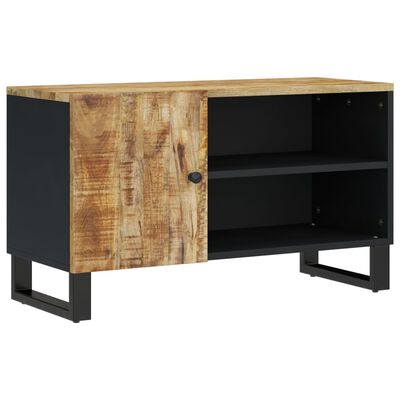 vidaXL TV-Schrank 80x33x46 cm Massivholz Mango & Holzwerkstoff