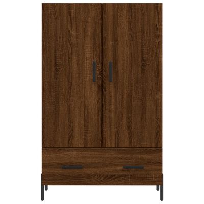 vidaXL Highboard Braun Eichen-Optik 69,5x31x115 cm Holzwerkstoff