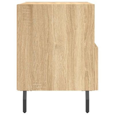 vidaXL Nachttische 2 Stk. Sonoma-Eiche 40x35x47,5 cm Holzwerkstoff