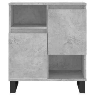 vidaXL Sideboards 2 Stk. Betongrau Holzwerkstoff