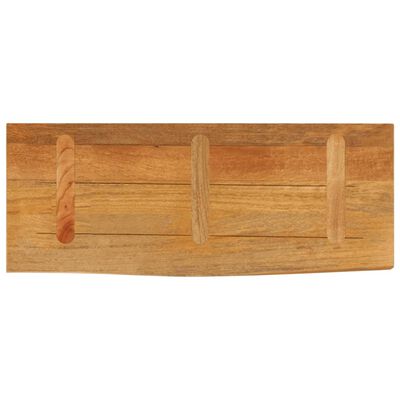 vidaXL Tischplatte mit Baumkante 90x20x2,5 cm Massivholz Mango