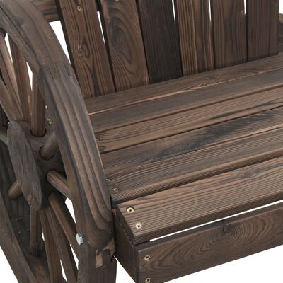 vidaXL Adirondack-Gartenstühle 4 Stk. Massivholz Tanne