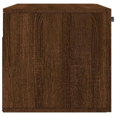 vidaXL Wandschrank Braun Eichen-Optik 80x36,5x35 cm Holzwerkstoff