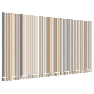 vidaXL Markisenbespannung Mehrfarbig Gestreift 6x3 m