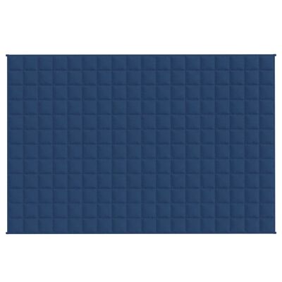 vidaXL Gewichtsdecke Blau 122x183 cm 5 kg Stoff