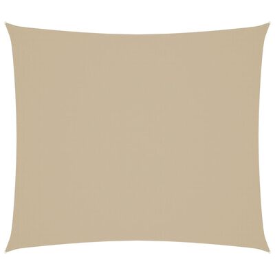 vidaXL Sonnensegel Oxford-Gewebe Rechteckig 2x2,5 m Beige