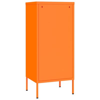 vidaXL Lagerschrank Orange 42,5x35x101,5 cm Stahl