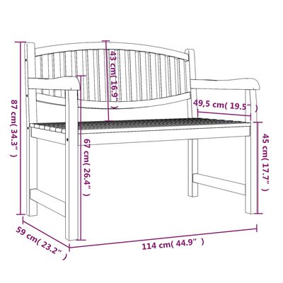 vidaXL 4-tlg. Garten-Essgruppe Massivholz Teak