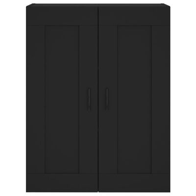 vidaXL Highboard Schwarz 69,5x34x180 cm Holzwerkstoff