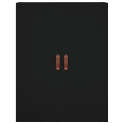 vidaXL Highboard Schwarz 69,5x34x180 cm Holzwerkstoff