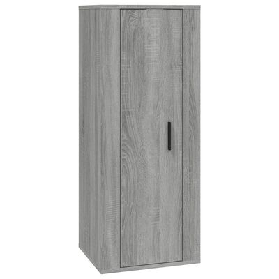 vidaXL 2-tlg. TV-Schrank-Set Grau Sonoma Holzwerkstoff