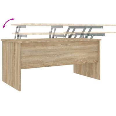 vidaXL Couchtisch Sonoma-Eiche 102x50,5x46,5 cm Holzwerkstoff