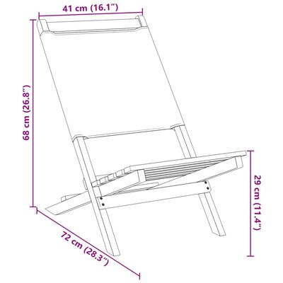 vidaXL Gartenstühle 2 Stk. Anthrazit Massivholz Akazie & Stoff