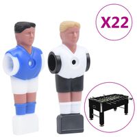 vidaXL Tischfußball-Spieler 22 Stk. für 15,9 mm Stange