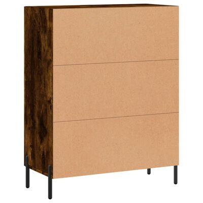 vidaXL Sideboard Räuchereiche 69,5x34x90 cm Holzwerkstoff