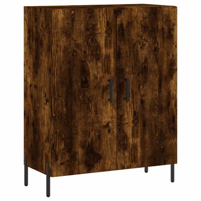 vidaXL Sideboard Räuchereiche 69,5x34x90 cm Holzwerkstoff