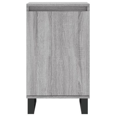 vidaXL Sideboards 2 Stk. Grau Sonoma 40x35x70 cm Holzwerkstoff