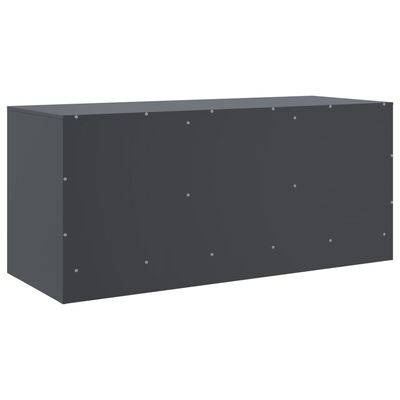 vidaXL TV-Schrank Anthrazit 99x39x44 cm Stahl