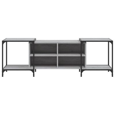 vidaXL TV-Schrank Grau Sonoma 153x37x50 cm Holzwerkstoff