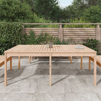 vidaXL Gartentisch 203,5x100x76 cm Massivholz Kiefer