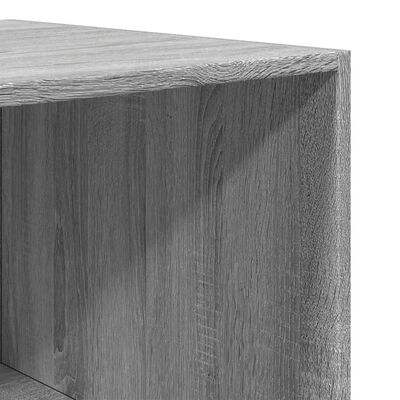 vidaXL Kleiderschrank Grau Sonoma 80x50x200 cm Holzwerkstoff