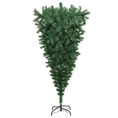 vidaXL Künstlicher Weihnachtsbaum mit Ständer Umgekehrt Grün 180 cm