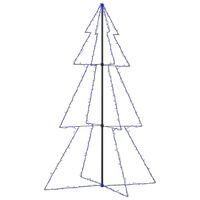 vidaXL Weihnachtsbaum in Kegelform 240 LEDs Indoor Outdoor 118x180 cm