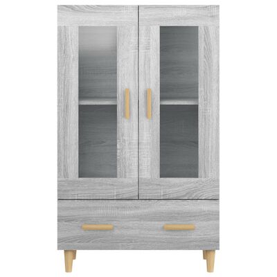 vidaXL Highboard Grau Sonoma 70x31x115 cm Holzwerkstoff