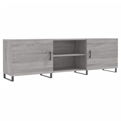 vidaXL TV-Schrank Grau Sonoma 150x30x50 cm Holzwerkstoff