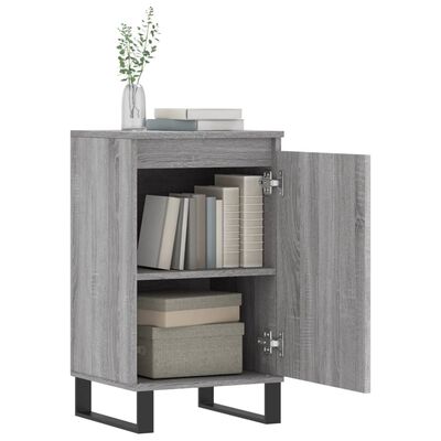 vidaXL Sideboard Grau Sonoma 40x35x70 cm Holzwerkstoff