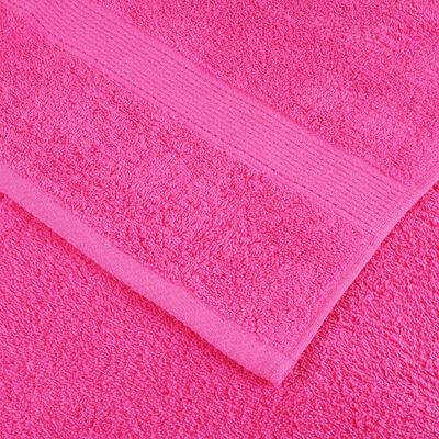 vidaXL Premium-Seiftücher SOLUND 2 Stk. Rosa 30x30 cm 600 g/m²