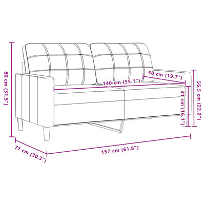 vidaXL 3-tlg. Sofagarnitur Taupe Stoff