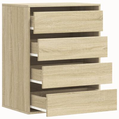 vidaXL Kommode Sonoma-Eiche 60x41x76 cm Holzwerkstoff