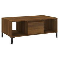 vidaXL Couchtisch Braun Eichen-Optik 90x50x36,5 cm Holzwerkstoff