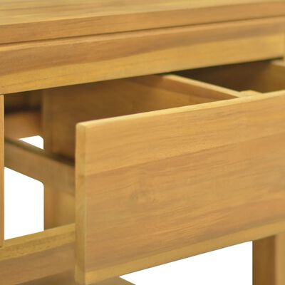 vidaXL Badschrank 90x45x75 cm Massivholz Teak