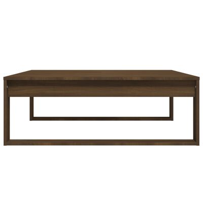 vidaXL Couchtisch Braun Eichen-Optik 100x100x35 cm Holzwerkstoff