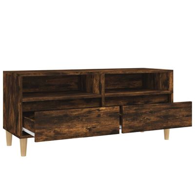 vidaXL TV-Schrank Räuchereiche 100x34,5x44,5 cm Holzwerkstoff