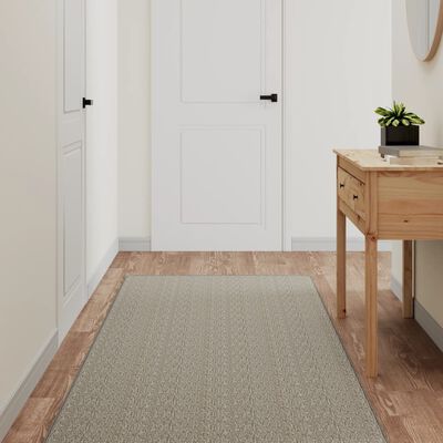 vidaXL Teppichläufer Sisal-Optik Taupe 80x150 cm