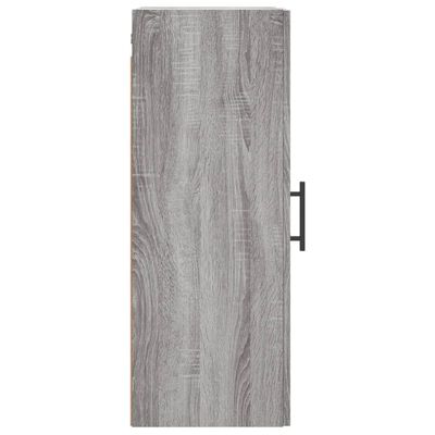 vidaXL Wandschrank Grau Sonoma 34,5x34x90 cm