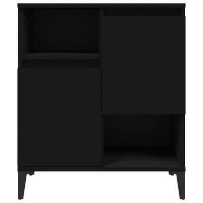 vidaXL Sideboards 3 Stk. Schwarz 60x35x70 cm Holzwerkstoff